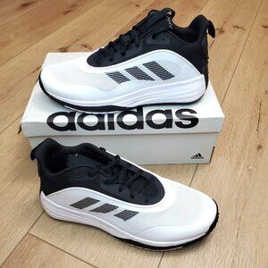 NEW Adidas Mens Size 12 Own The Game 3.0 Basketball Sneakers Shoes Black White